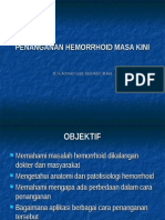 Penanganan Hemorrhoid Masa Kini