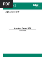 Sage Accpac IC User Guide