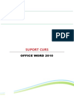 Suport Curs IT - WORD 2010