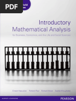 SAMPLE Introductory Mathematical Analysis PDF