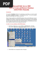 Database Restore Guide