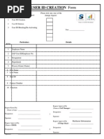 User Id Creation Form