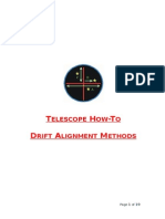 Telescope Drift Alignment Methods