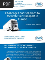 ZMPD Presentation - Bucharest May 2015