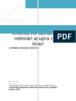 Influenta Consumatorilor Neliniari Asupra Consumatorilor Neliniari