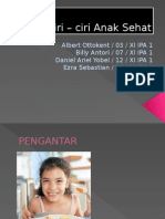 Ciri - Ciri Anak Sehat