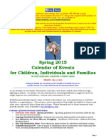 Calendar of Events - May 10, 2015