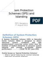 System Protection Schemes and Islanding (SPS