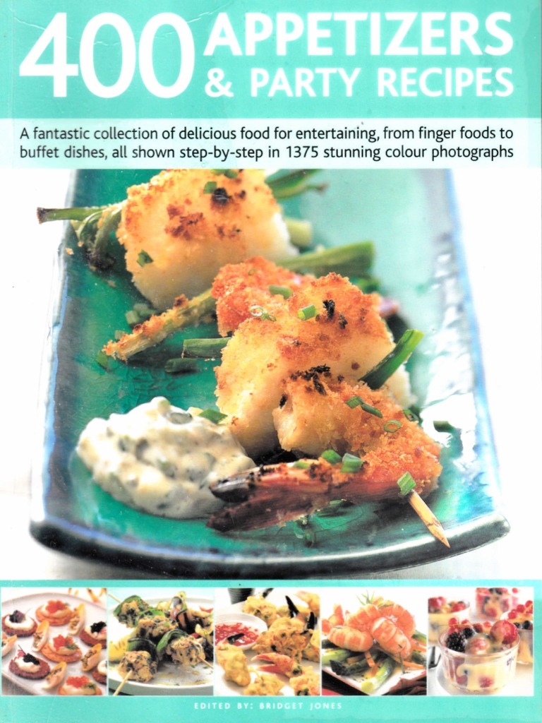 400 Appetizers Party Recipes Pdf Pdf Zucchini Salad