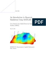 Introduction to Reservoir Simulation in 40 Characters