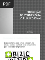 Promoção de Vendas