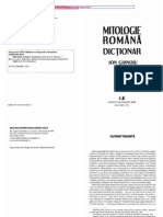 Dictionar de Mitologie Romaneasca (Cu Planse) -2013