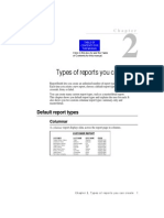 Types of Reports You Can Create