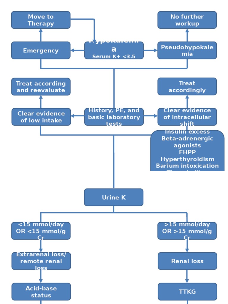 Hypokalemia Diagnosis Guide | PDF