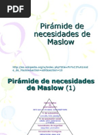 Pirámide de Necesidades de Maslow