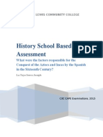 History School Based Assessment