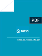 Notas Release Totvs Protheus v12 Por