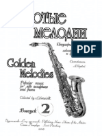 Golden Melodies - Popular Music For Alto Saxophone and Piano - Vol.2