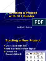 Creating a Project with C++ Builder