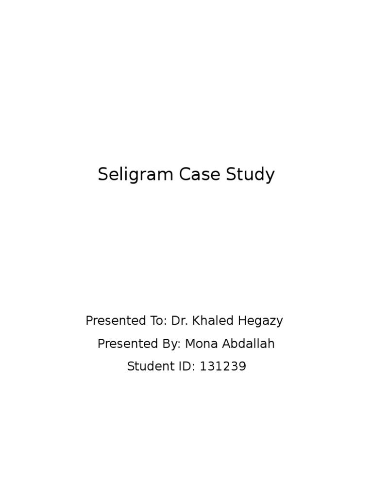 seligram case study solution