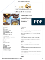 Receta Tartaletas Doble Chocolate - Petitchef