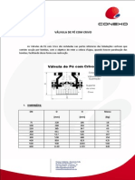 Válvula de Pé Com Crivo: 1. 1. 1. 1. Dimensões: Dimensões: Dimensões