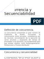 Concurrencia y Secuenciabilidad