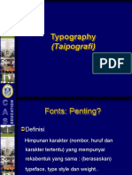 Typography (Taipografi)