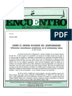 Adopcionismo Herejia Islamocristiana PDF