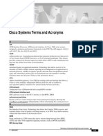 Cisco Systems Terms and Acronyms