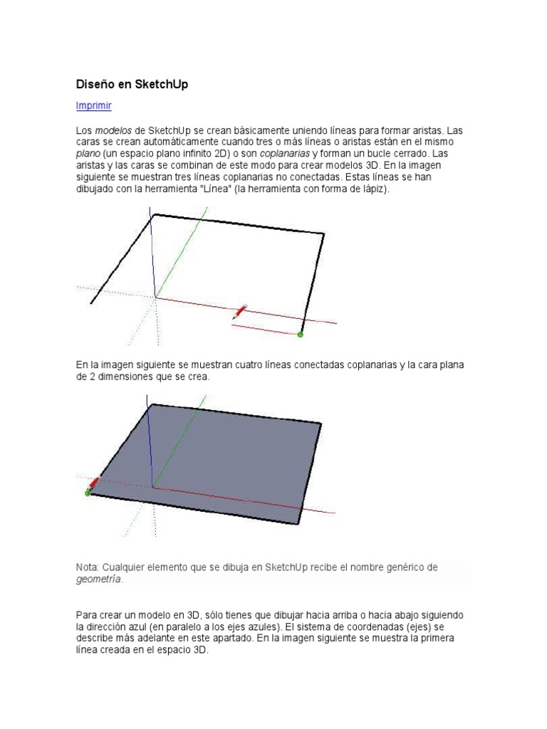 Diseño en SketchUp | PDF | Point and Click | Ventana (informática)