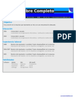 Curriculum Vitae Formato Basico