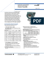 EJX510A and EJX530A Absolute and Gauge Pressure Transmitter