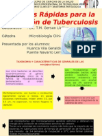 Pruebas Rápidas para La Detección de Tuberculosis