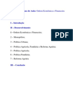 Ordem Economica e Financeira