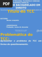 SLIDE_apresentação de TCC