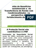 Gestão e Benefícios Socioassistenciais