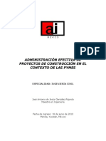 Administracion Efectiva de Proyectos de Construccion en El Contexto de Las Pymes (1)