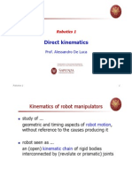 Direct Kinematics: Robotics 1