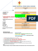 Borang Pendaftaran 2014 SK Changkat Banjar k30 Perak Tengah m4740