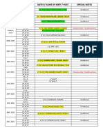 2015 Meet Schedule