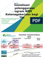 Pembekalan Bpjs Ketenagakerjaan Mabes Tni