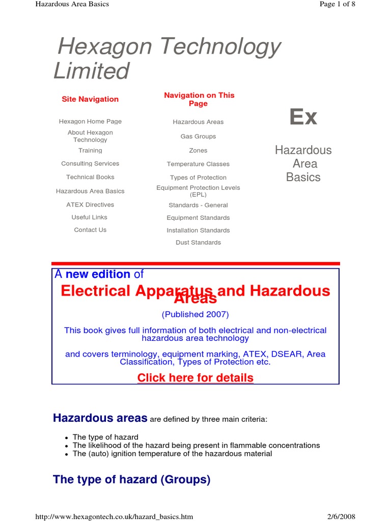 Hazardous Area ClassificationBasics Safety Energy Technology