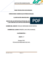 Ensayo de Las Notas Explicativas de Las Secciones I y II