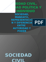 Sociedad Civil, Sociedad Política y El Individuo