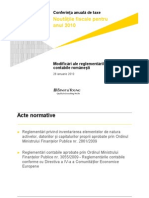 EY 2010 Modificarile Reglementarilor Contabile Romanesti 2010