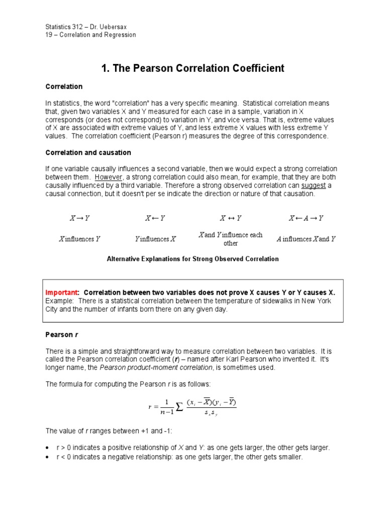 19 - Correlation and Regression | PDF | Correlation And Dependence ...