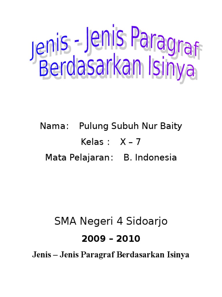 5 Jenis Karangan Berdasarkan Isinya Pulung 33 X 7 001