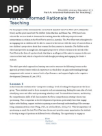 At2 Rationale For Teaching