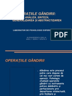 Operatiile Gandirii